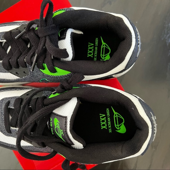 ✔️ New✔️ NIKE Air Max 90 LTR SE 2 GS Obsidian - Picture 7 of 10